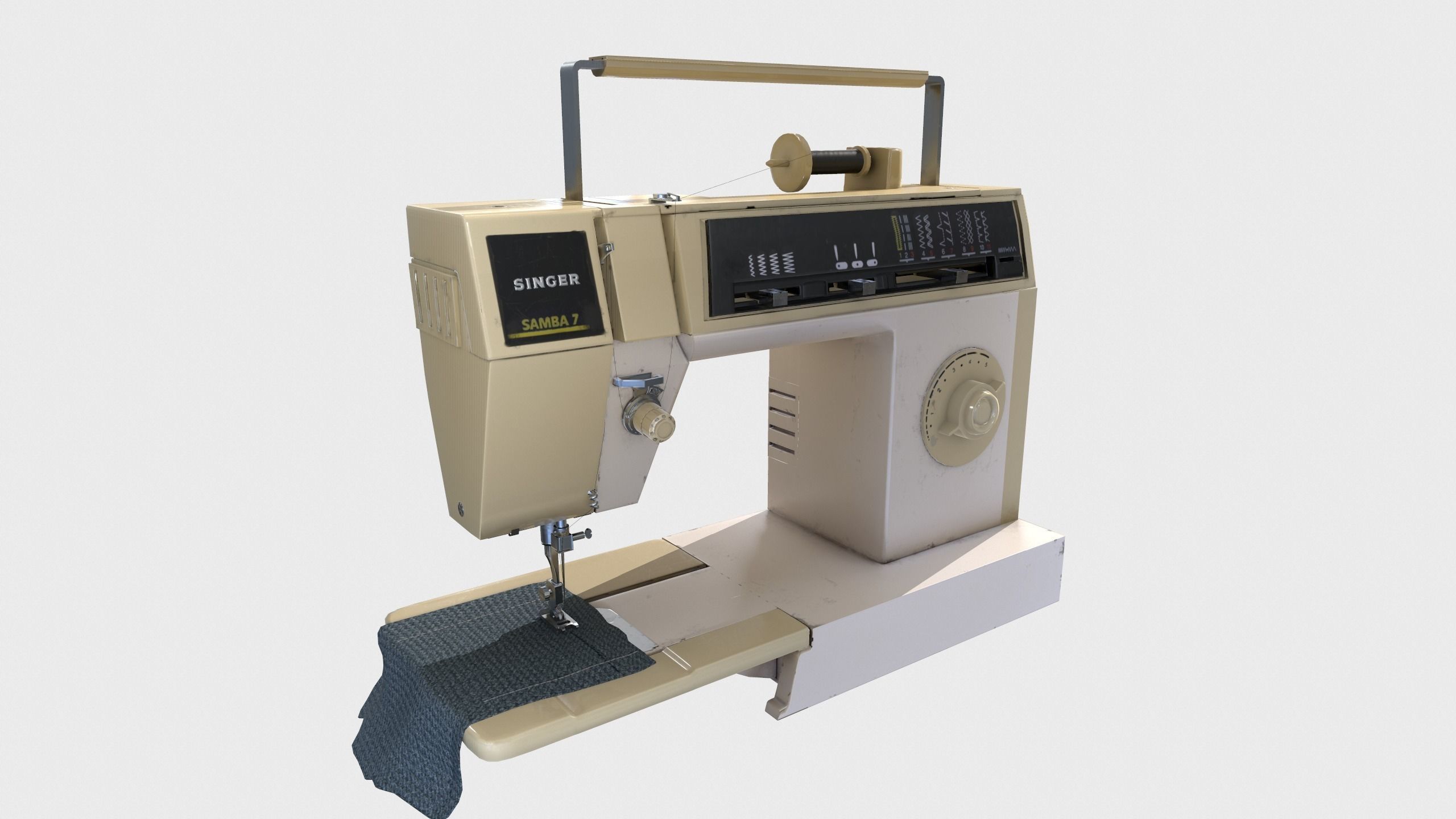 3D model Detailed Sewing Machine - PBR VR / AR / low-poly | CGTrader