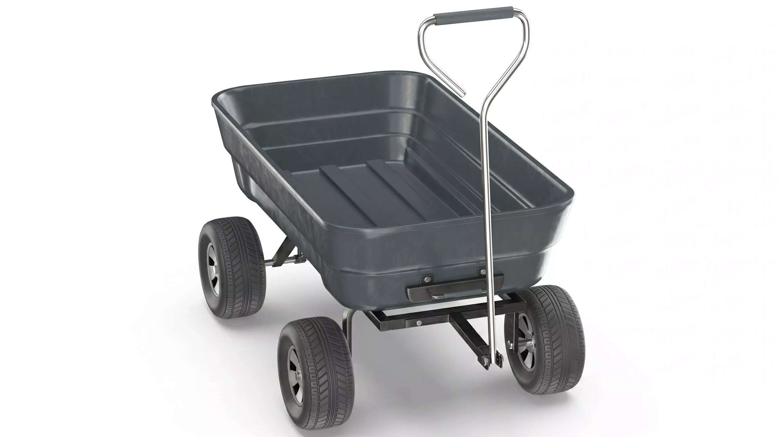 Garden Dump Cart 02 3D model