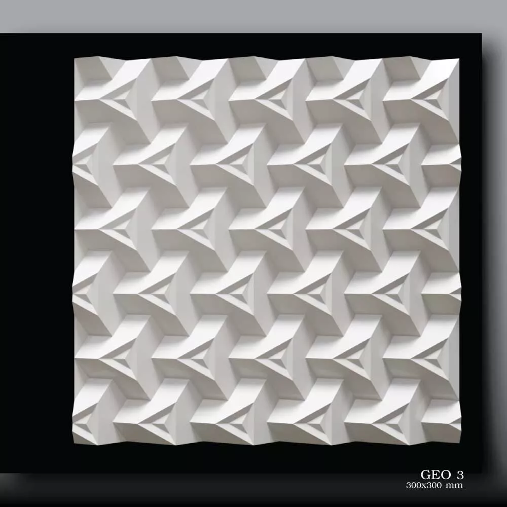 Geometric 3D Pattern CNC Partition Decorate 3D model 3D print model