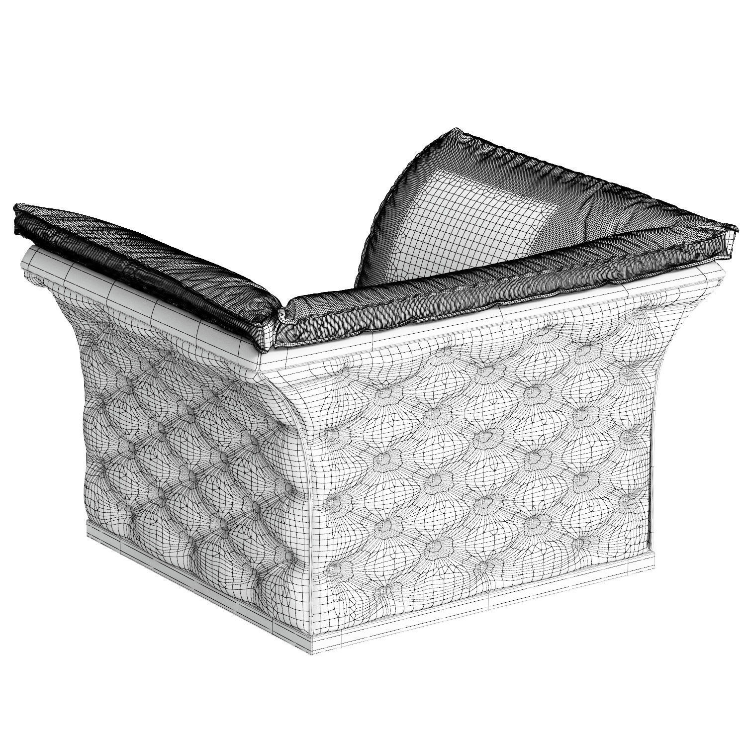 CorteZARI TIAGO Armchair 3D model_5