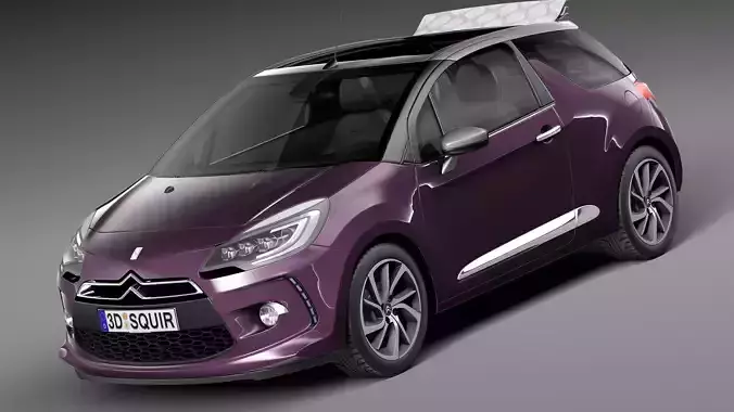 Citroen DS3 Cabrio 2015 3D model