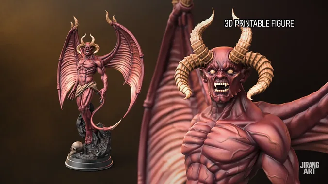 BIOFORGE - Demon Beast - STL Printable Figure