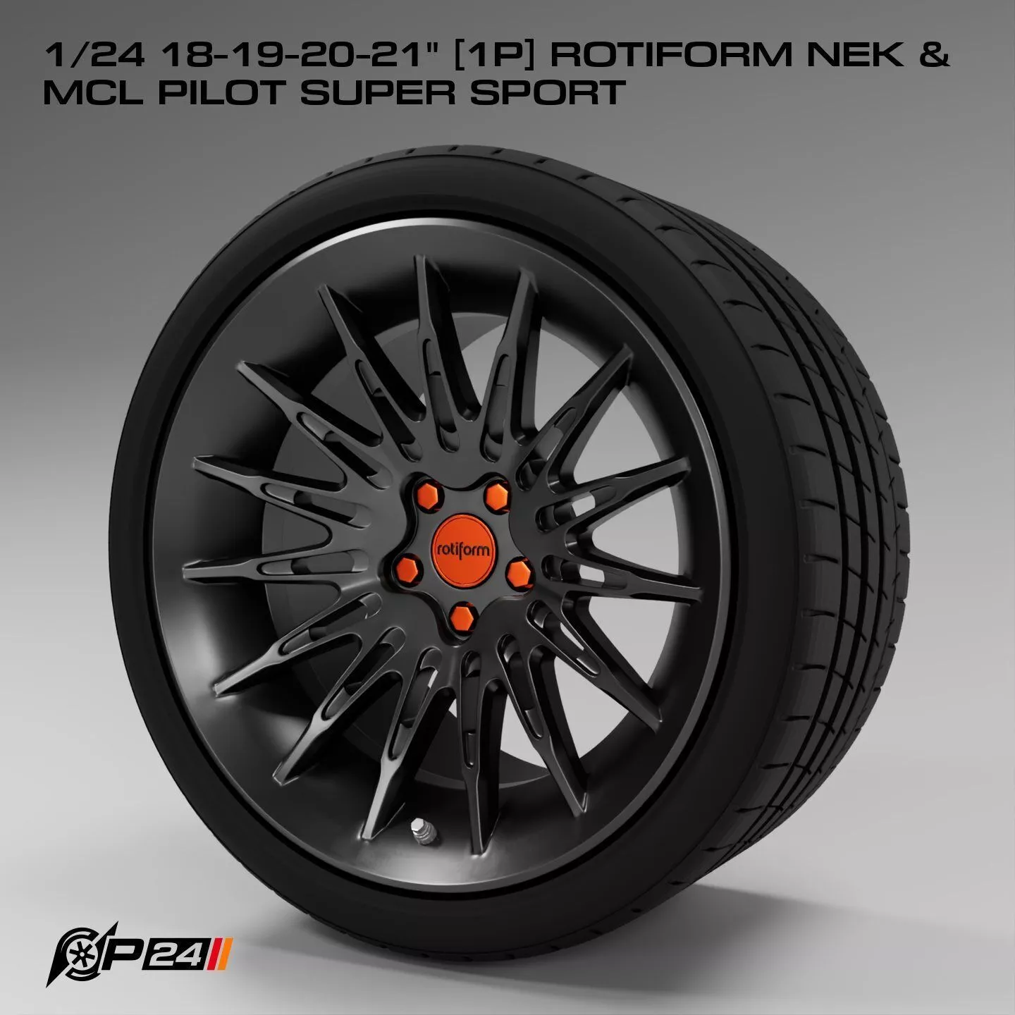 1-24th 18-19-20-21 inches 1P Rotiform NEK and MCL Pilot Super... 3D print model