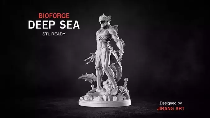 BIOFORGE - Deep sea monster - STL Printable Figure