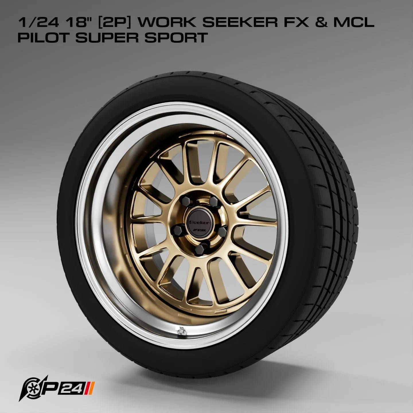 1-24th 18 inches 2P Work Seeker FX and MCL Pilot Super Sport 3D print model