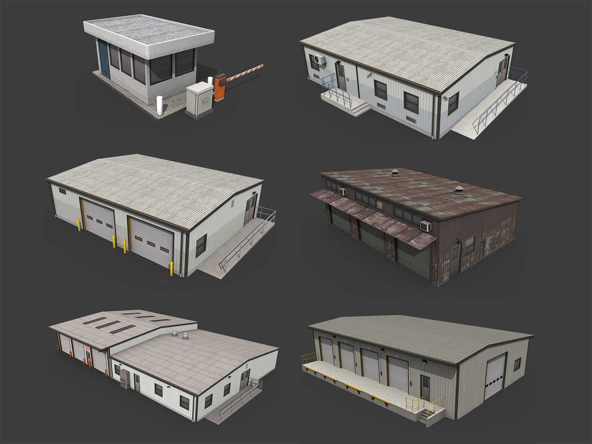 Industrial Buildings Pack