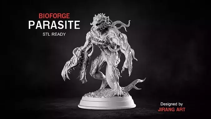BIOFORGE - Parasite Beast Monster - STL Printable Figure