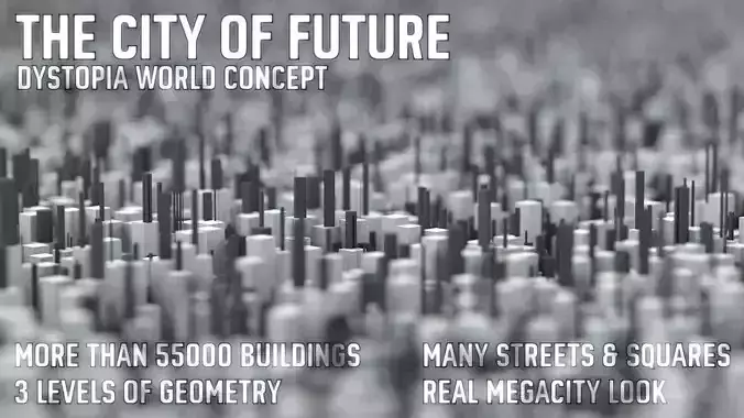 City of Future 3D model City of Future 3D model