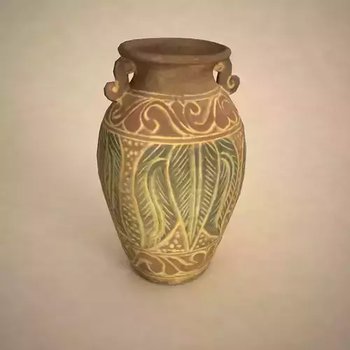 Ancient vase Free low-poly 3D model