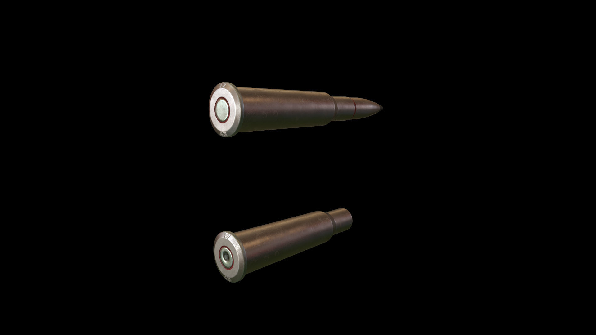 Soviet Maxim machine gun model 1941 Low-poly 3D model_11