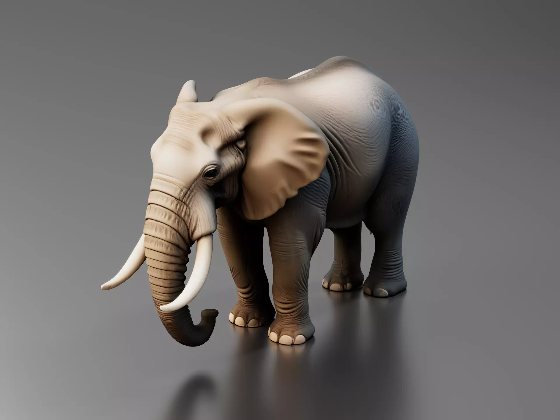 African Elephant 3D print model