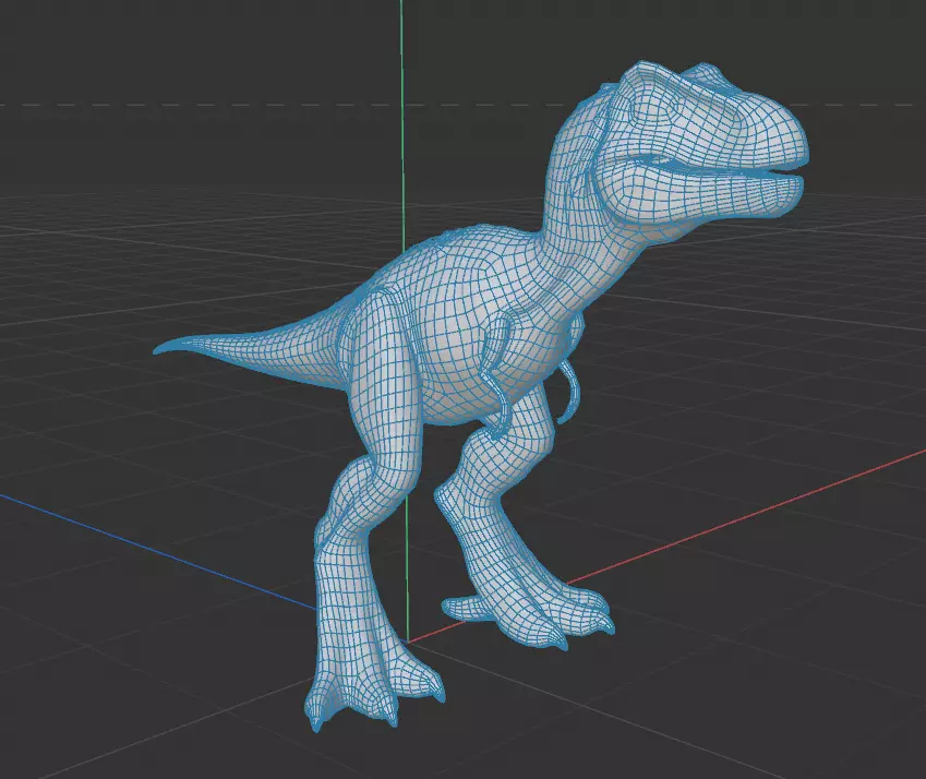 3D model of a Velociraptor Dinosaur 3D model