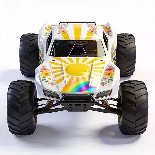 Stylized 3D Sunshine Ride ATV Model