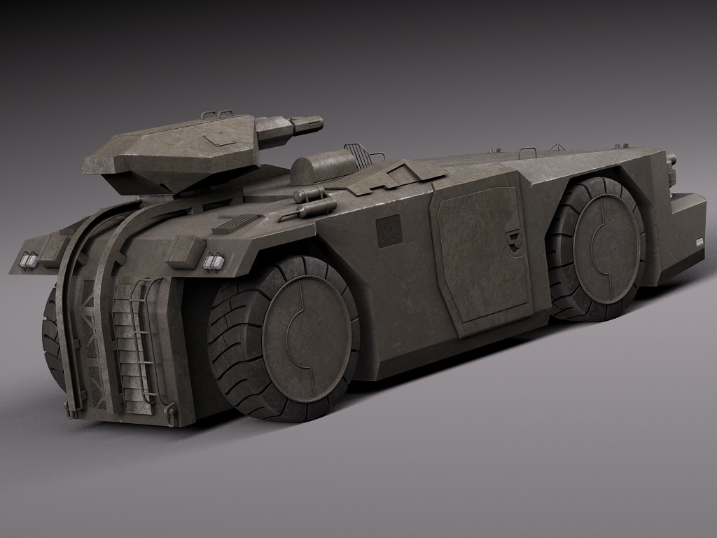 M577 Armored Personel Carrier APC 3D model_6