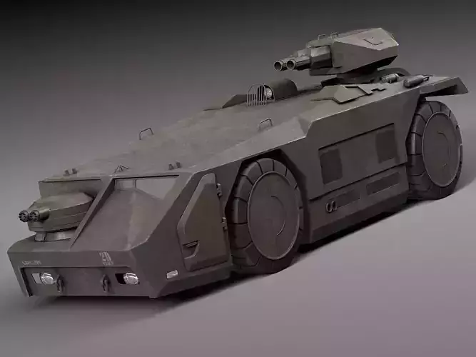 M577 Armored Personel Carrier APC 3D model
