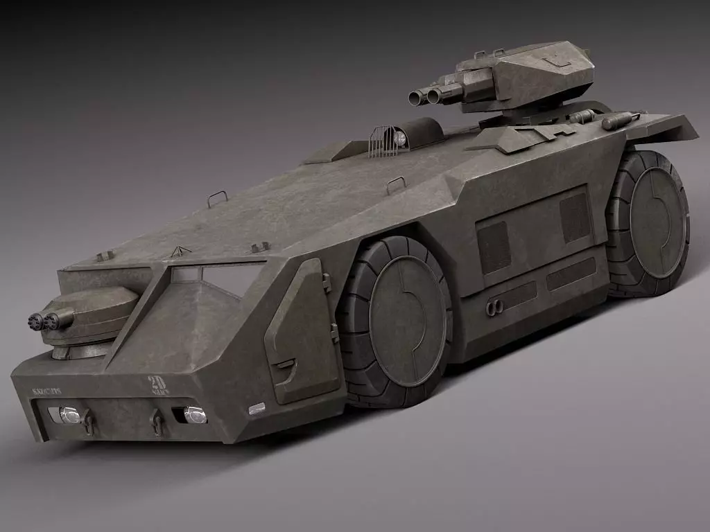 M577 Armored Personel Carrier APC 3D model_0