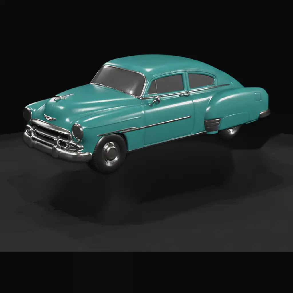 1951 Chevrolet Fleetline 1950s 3D print model