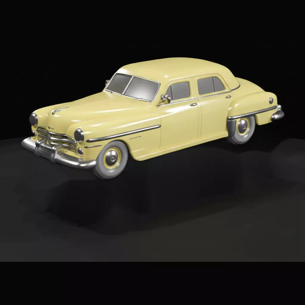 1951 Chrysler New Yorker 3D print model