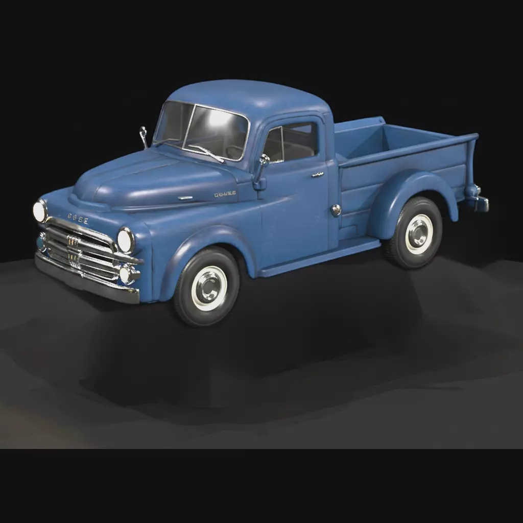 1954 Dodge B4 Pickup 1950s 3D print model