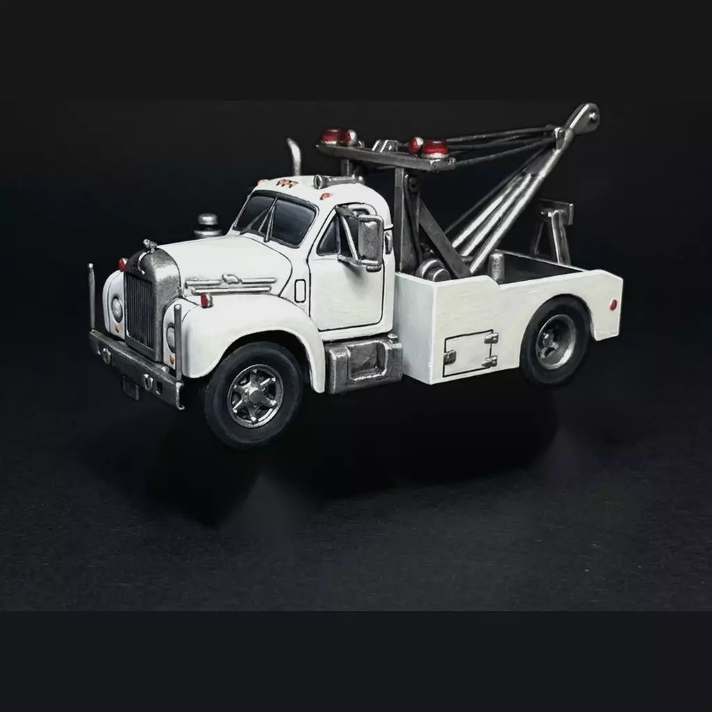 1-87 HO 1955 Mack Wrecker 1950s Printable STL 3D print model