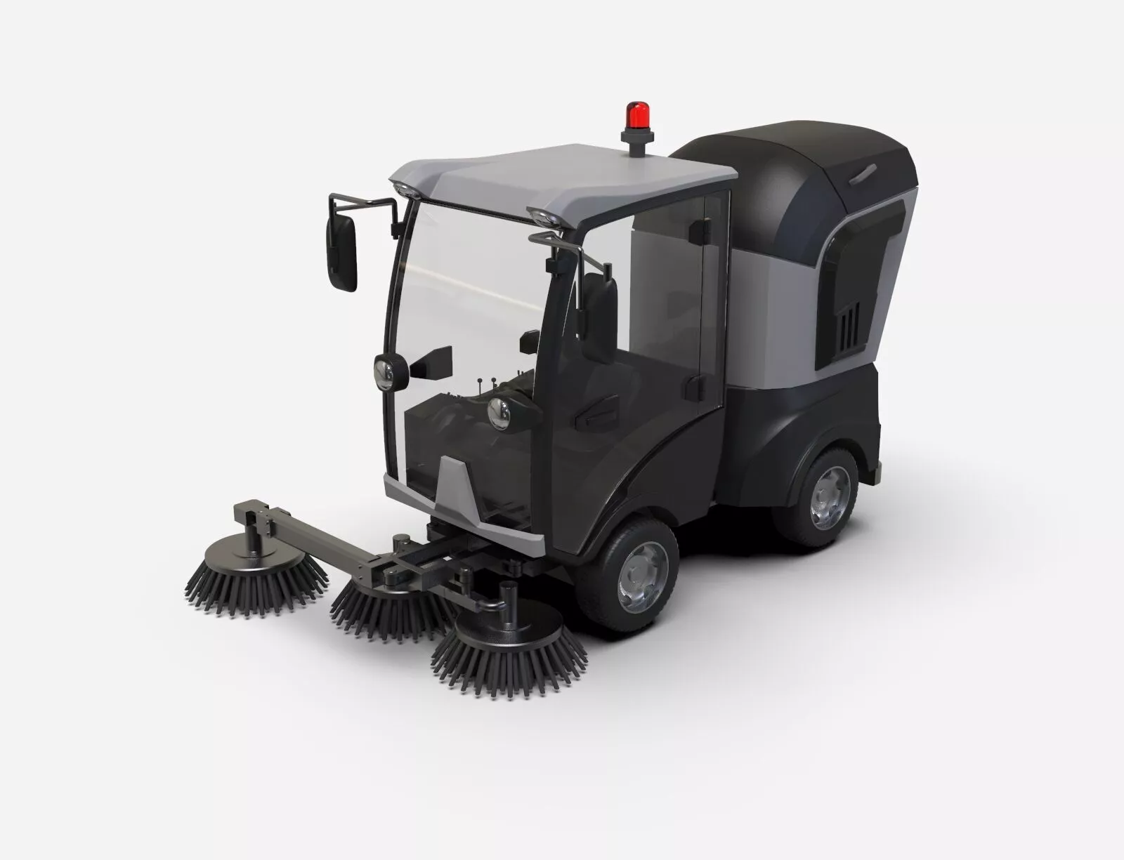 KARCHER MC 50 Road Sweeper 3D Printable RC Scale Vehicle 3D print model