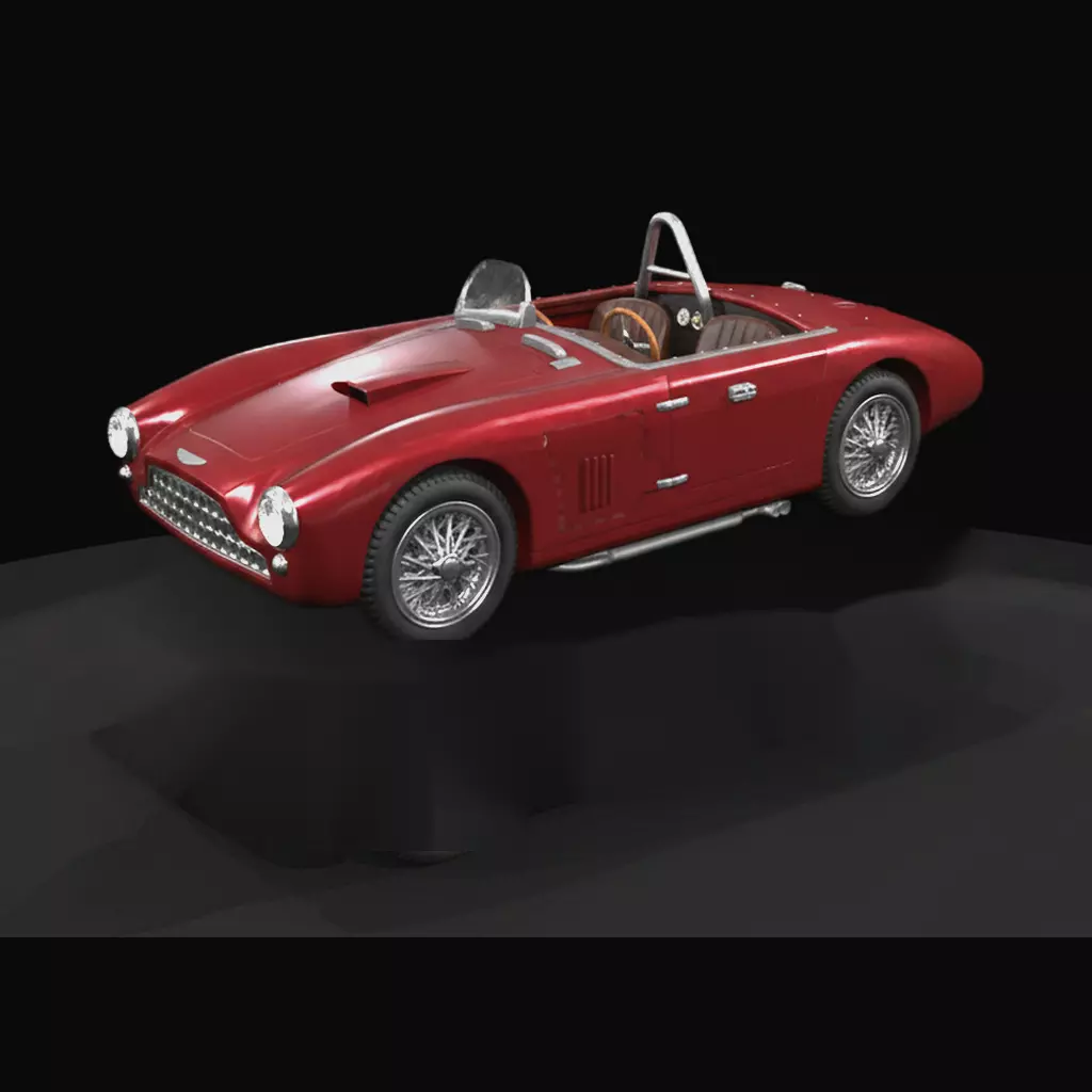 1957 Aston Martin DB3 1950s 3D print model