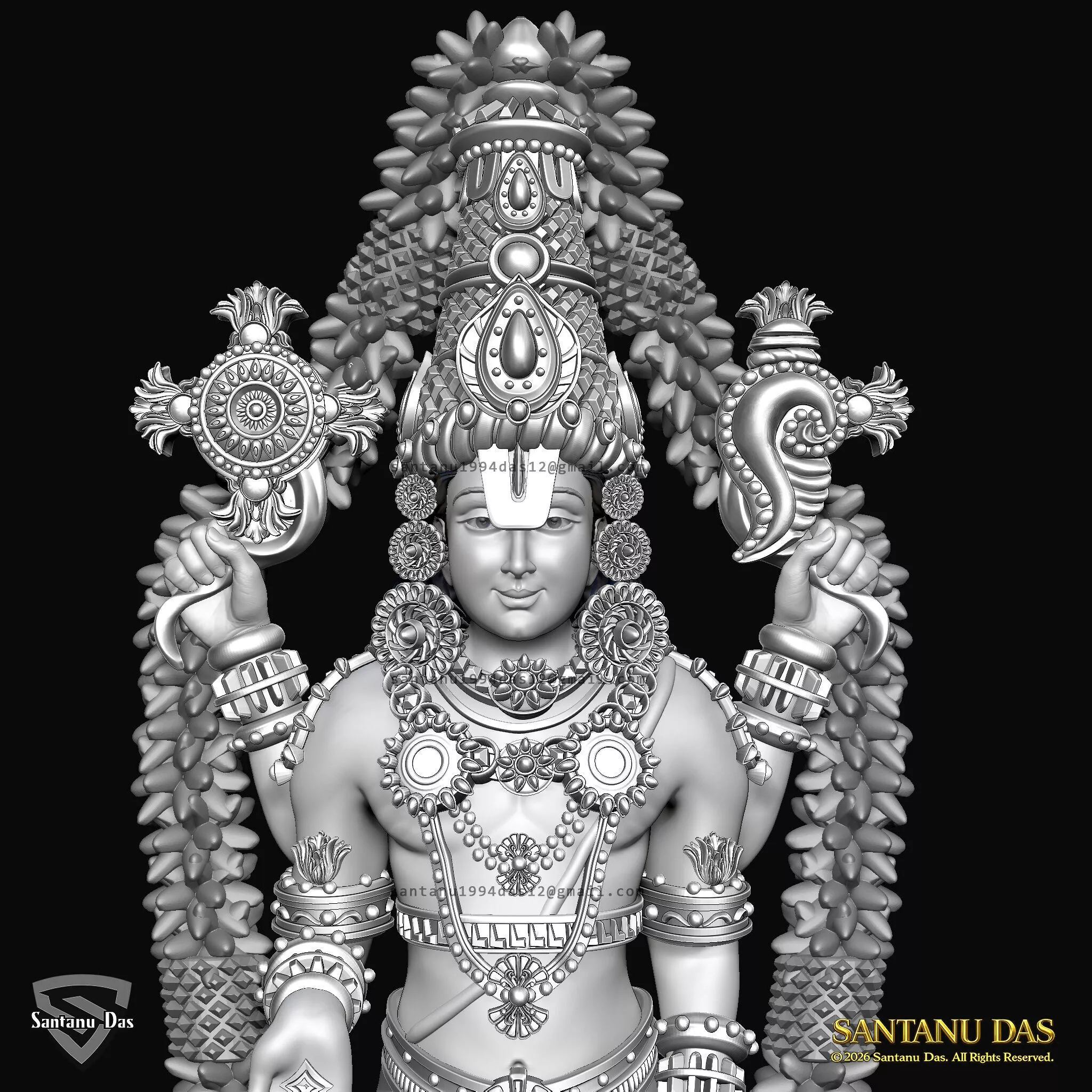 Venkateswara Swamy 3D print model