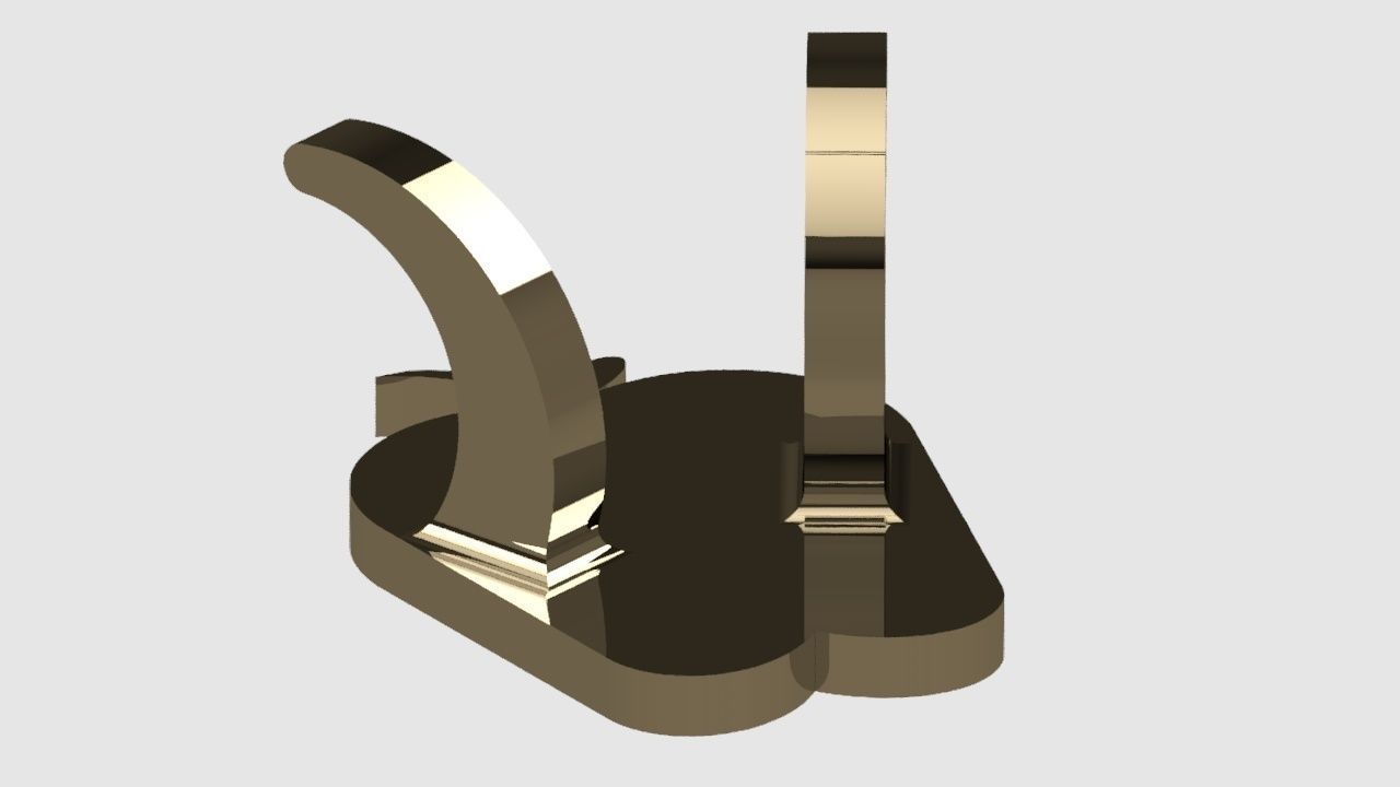 Double Apple Kitchen Hanger 3D print model_2