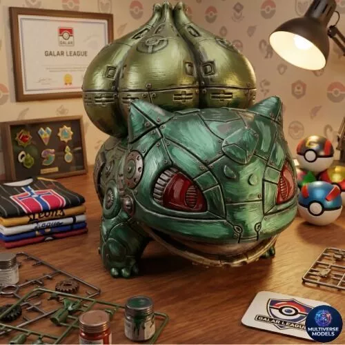 Mecha-Style Bulbasaur 3D print model