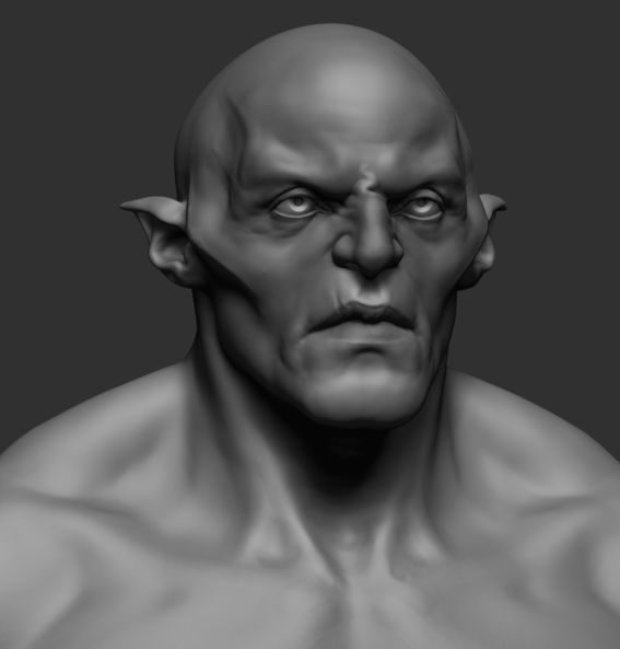 ZCreature naked man 3D model_5
