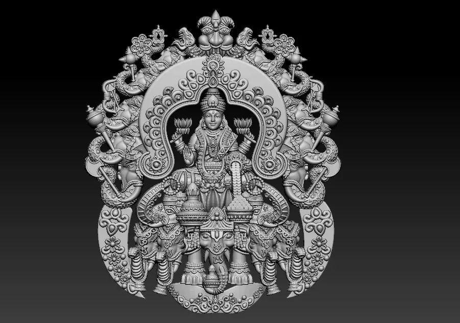 Laxmi Mata 3D print model 3D print model