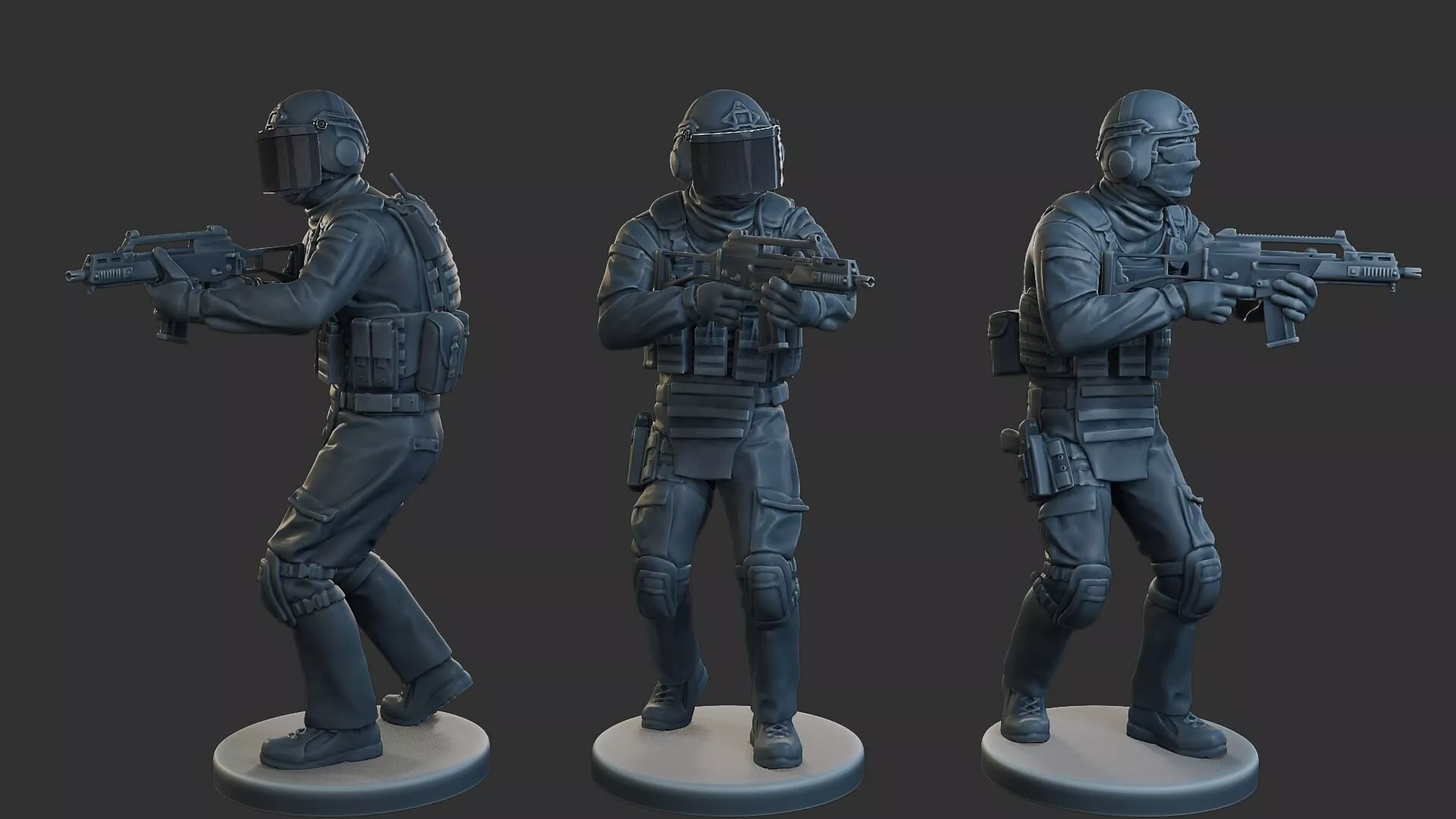 Tactical Gear GSG 9 TG1 007 3D print model