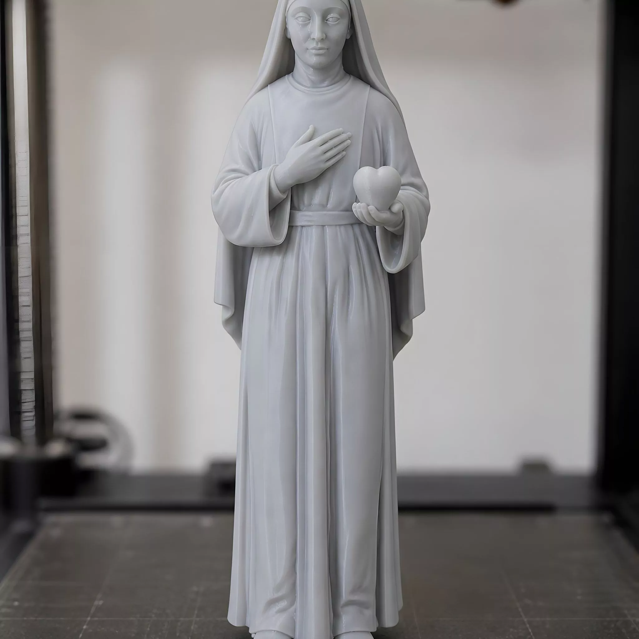 Saint Margaret Mary Alacoque 3D Print Model 3D print model