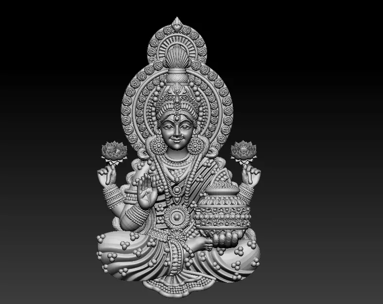 Laxmi Mata 3D print model 3D print model