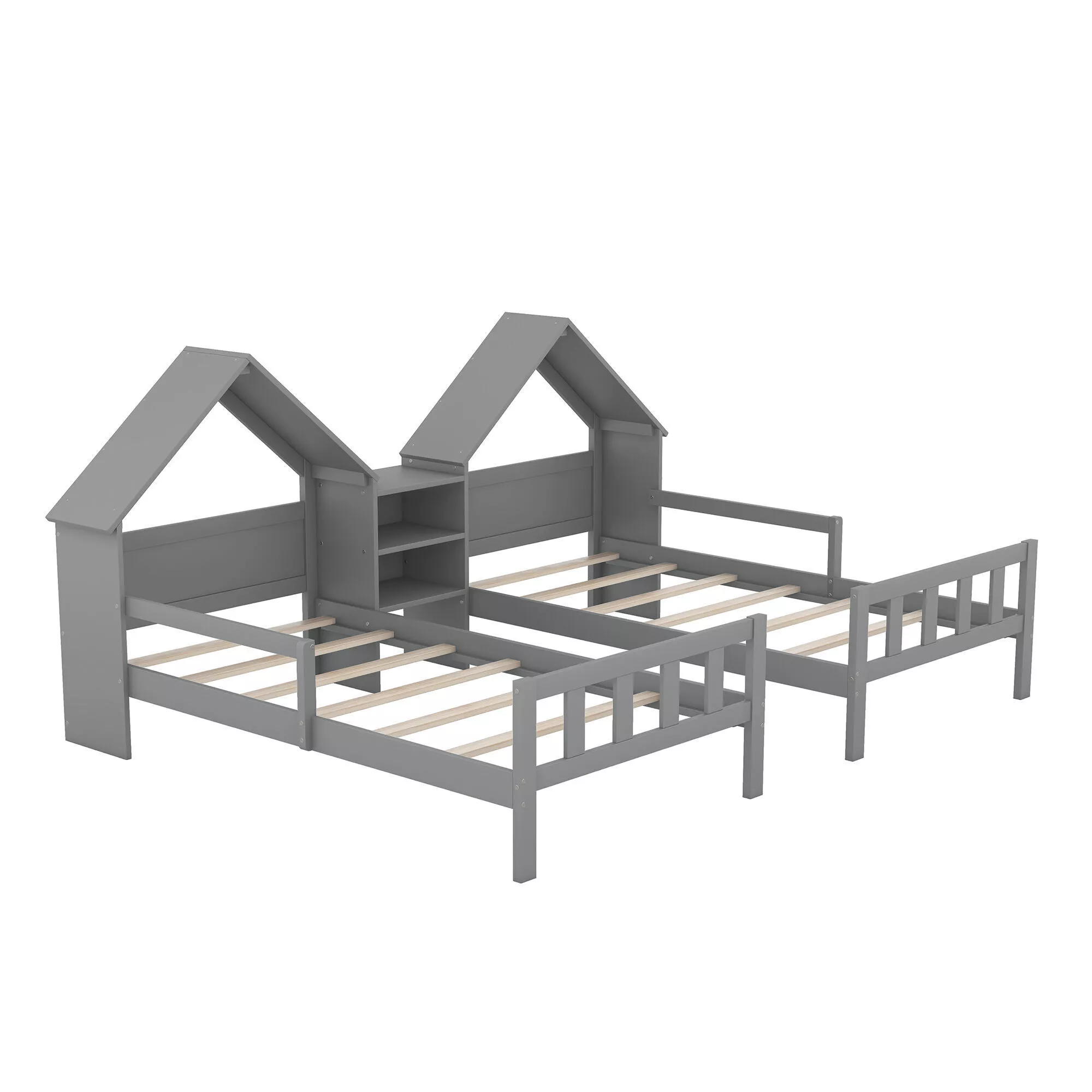 Modern Bed Frame 3D Model Realistic Bedroom Furniture Free low-poly 3D model