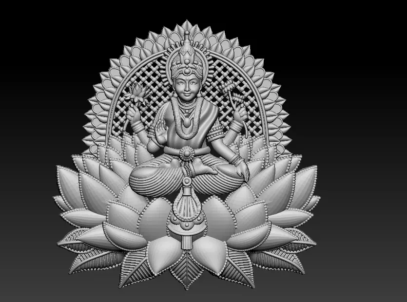 Laxmi Mata 3D print model 3D print model