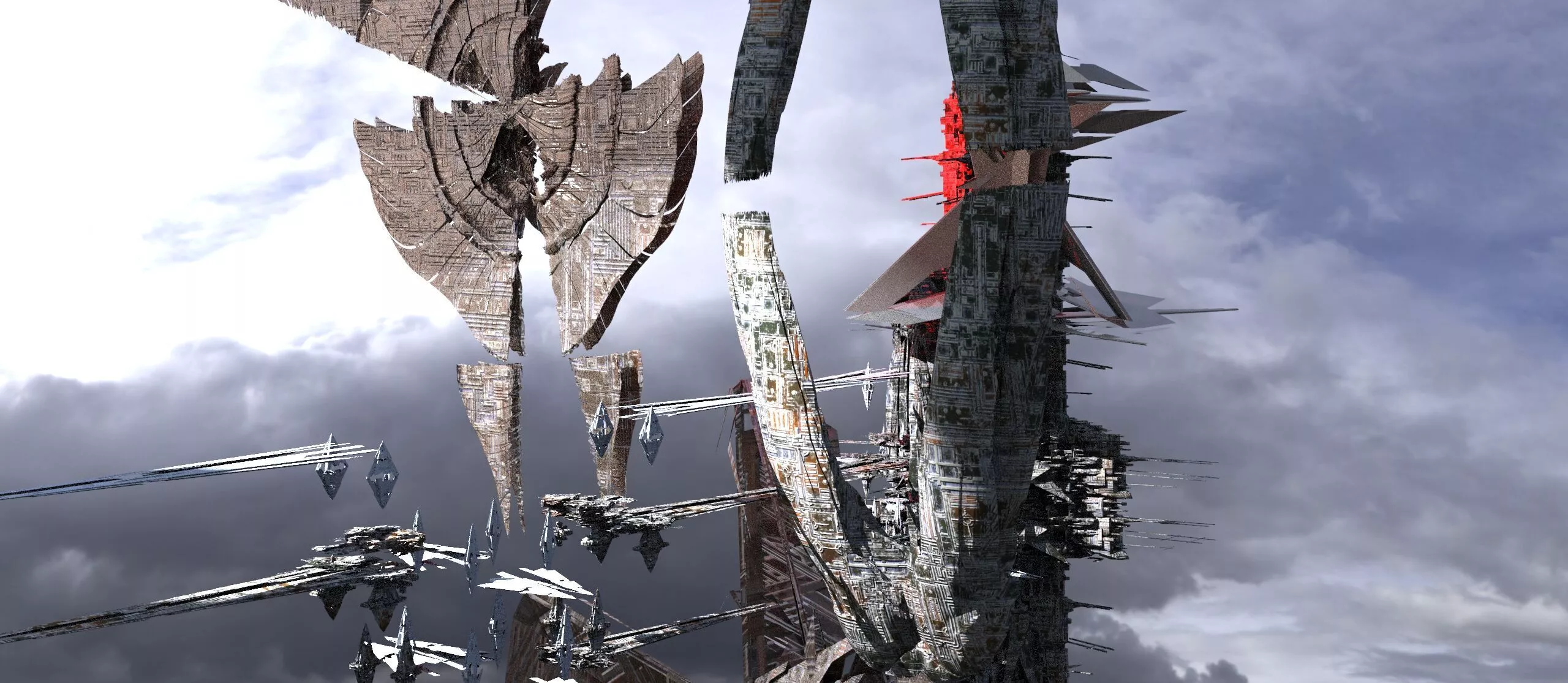 Tri devastator Ascension Green tower 3D model