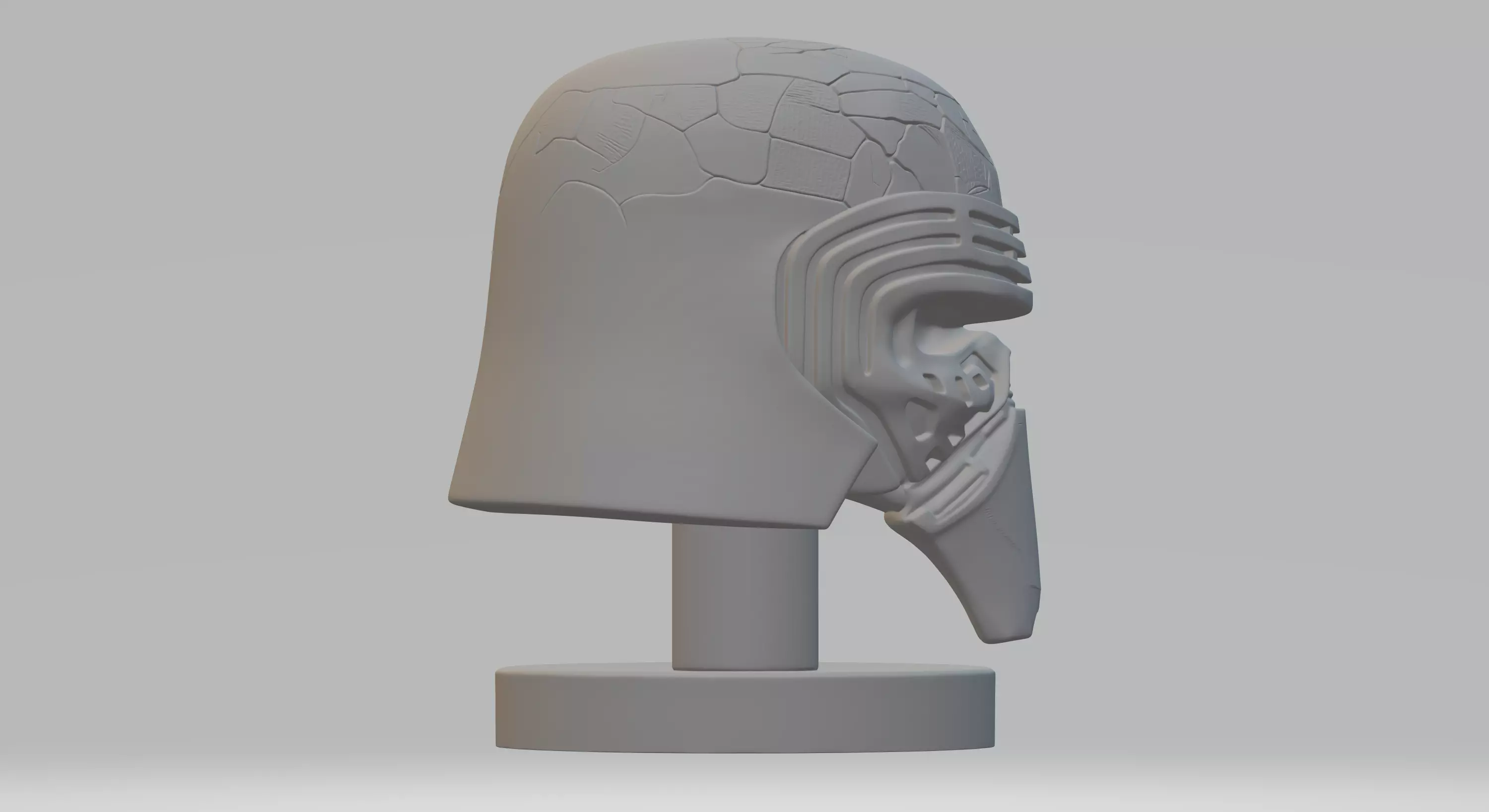Kylo Ren Helmet 3D print model