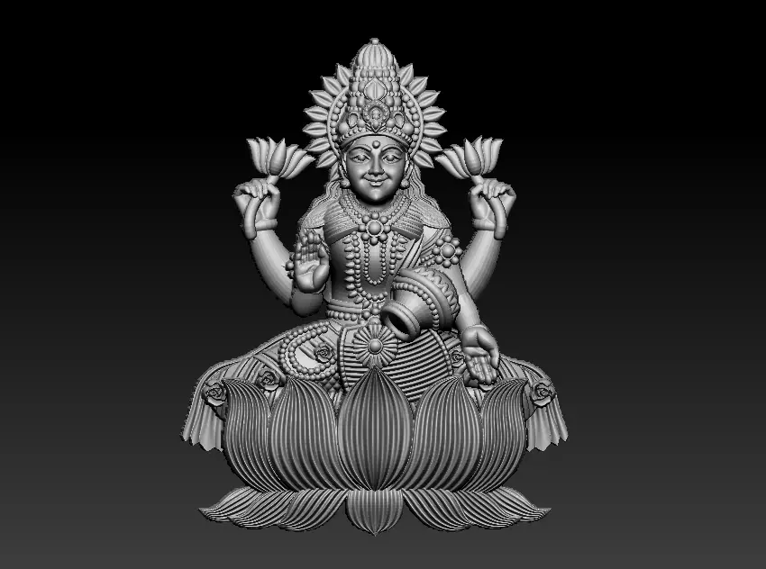 Laxmi Mata 3D print model 3D print model