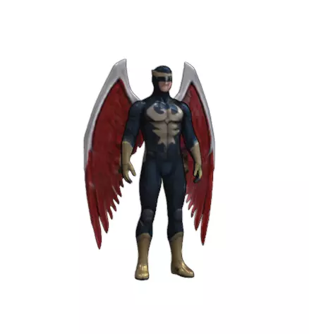 Angel Wing Hero Figure 3D print model