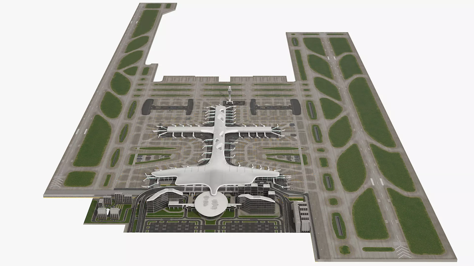International Airport Terminal 3D model