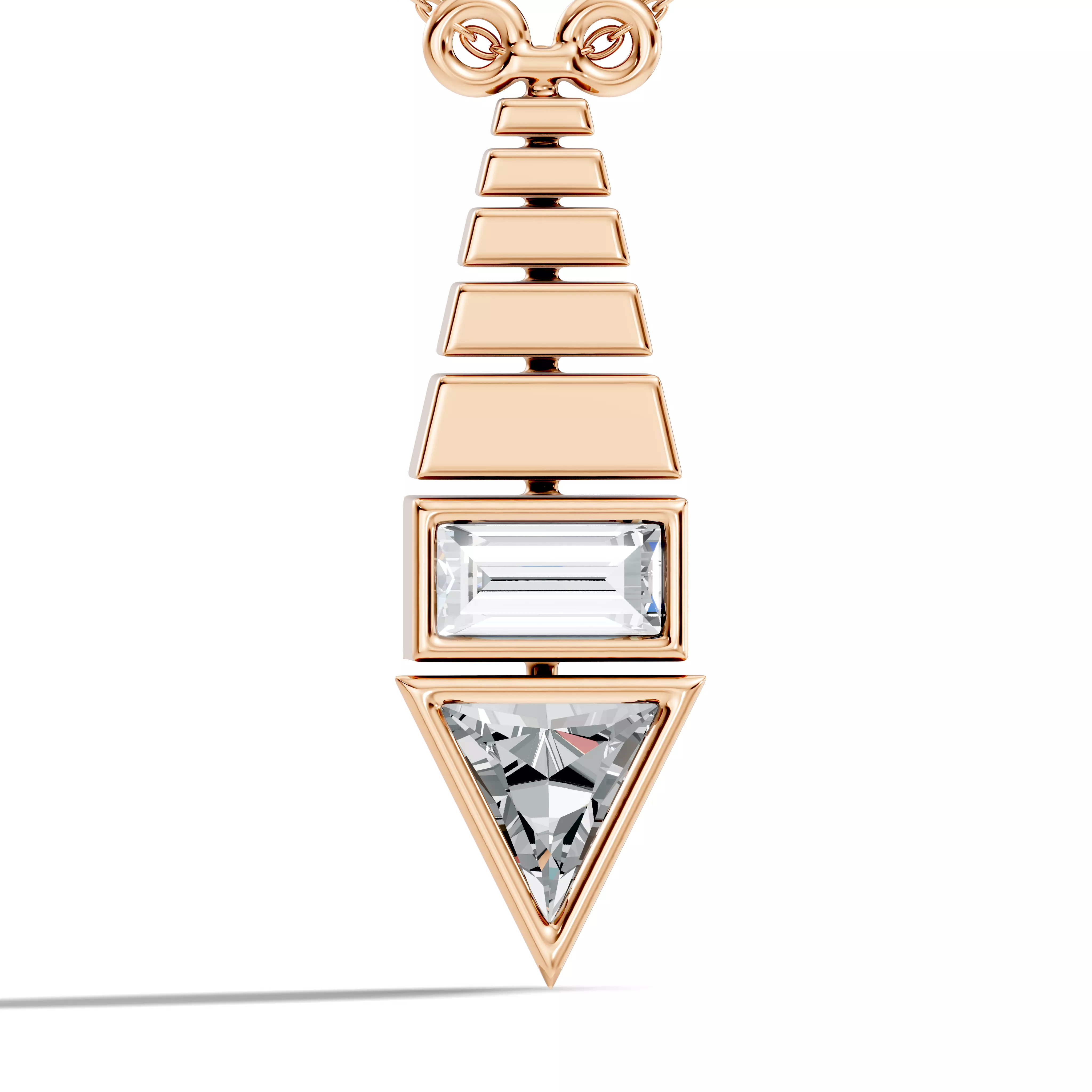 Fish Diamond Pendant 3D print model