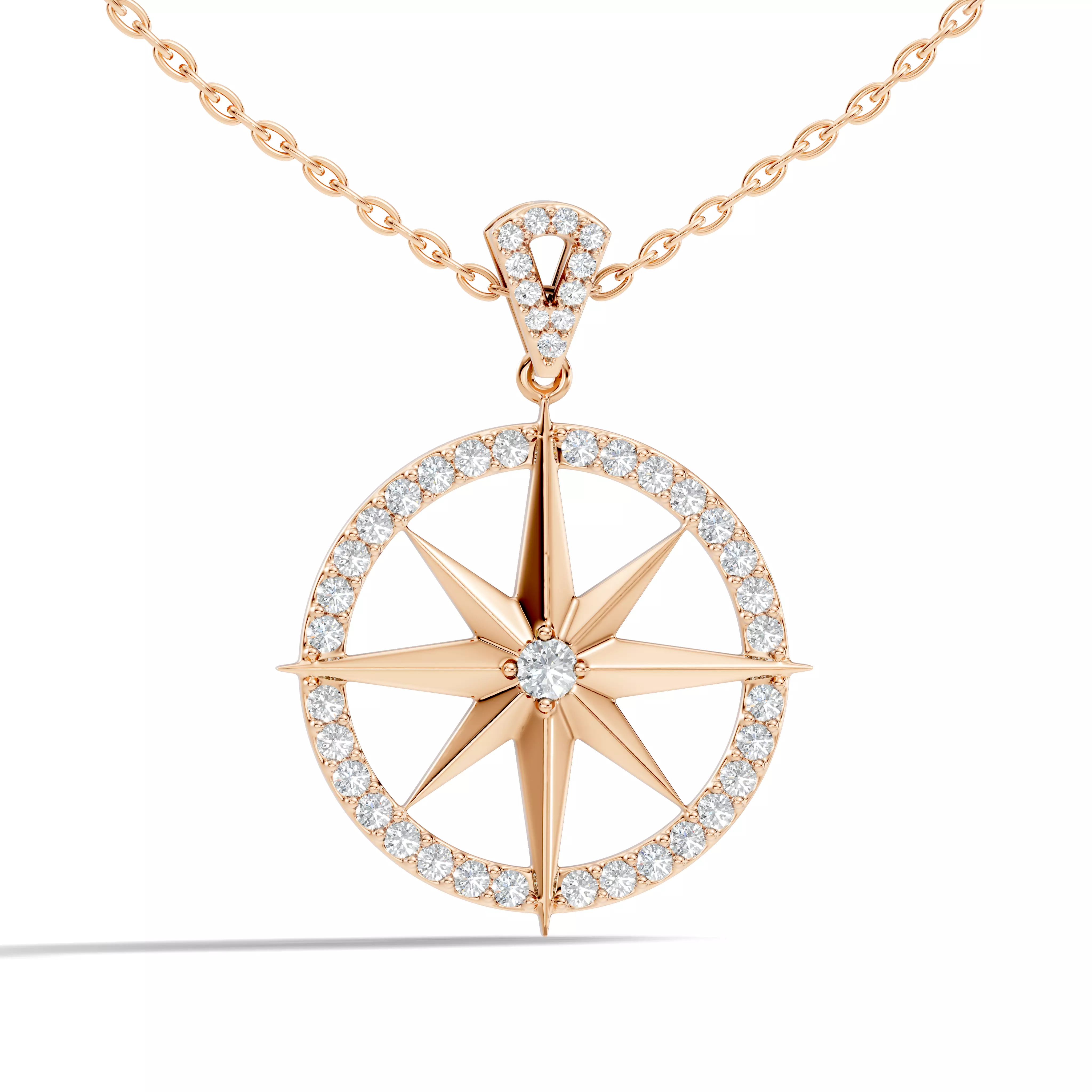 Star Diamond Pendant 3D print model