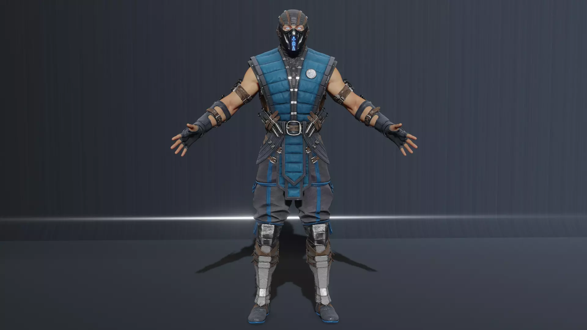 Sub Zero Low-poly 3D model