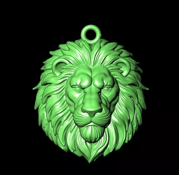 lion pendent 3D print model