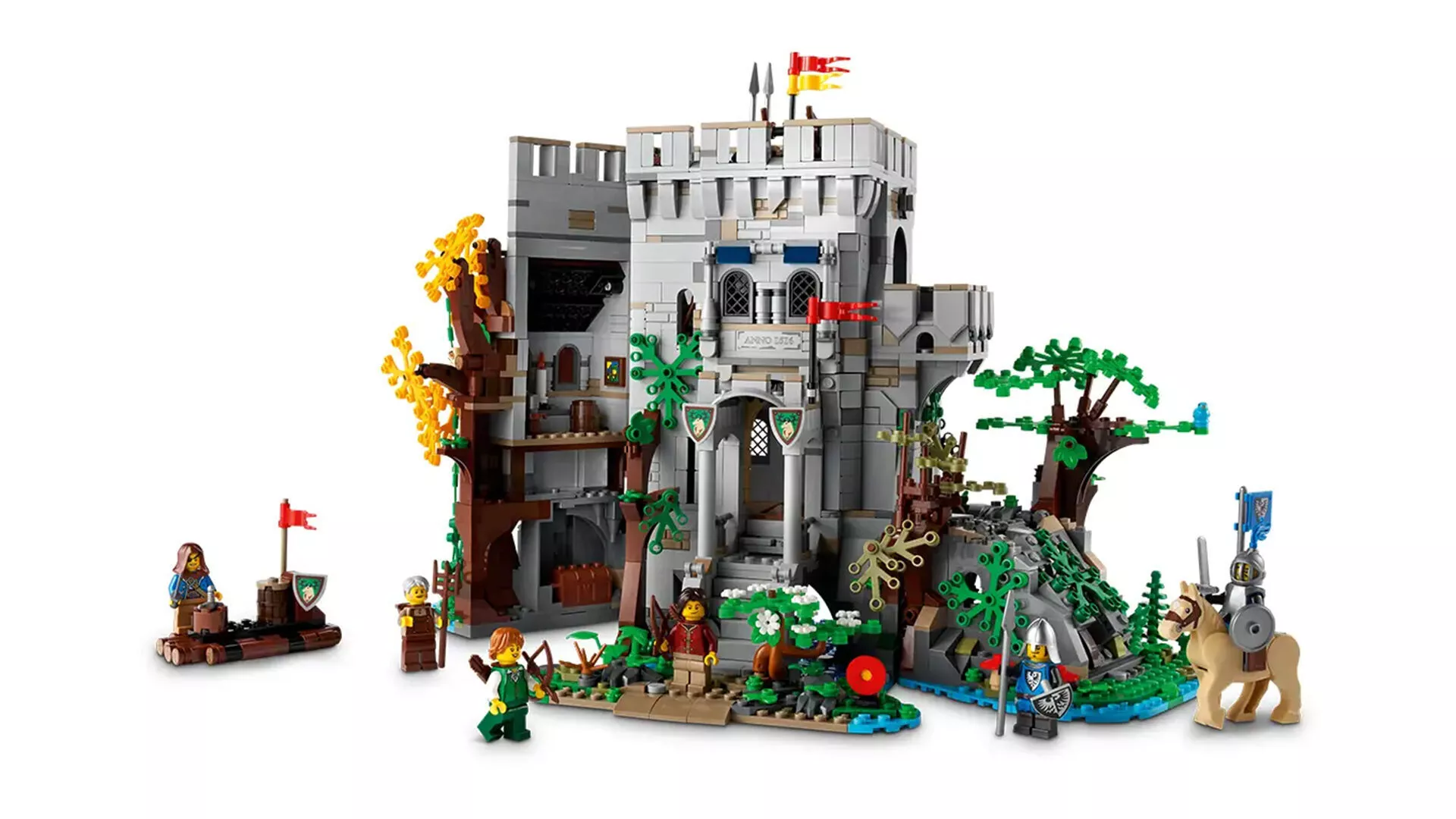 MB-910001 Forest Castle Building Block Model 3D print model