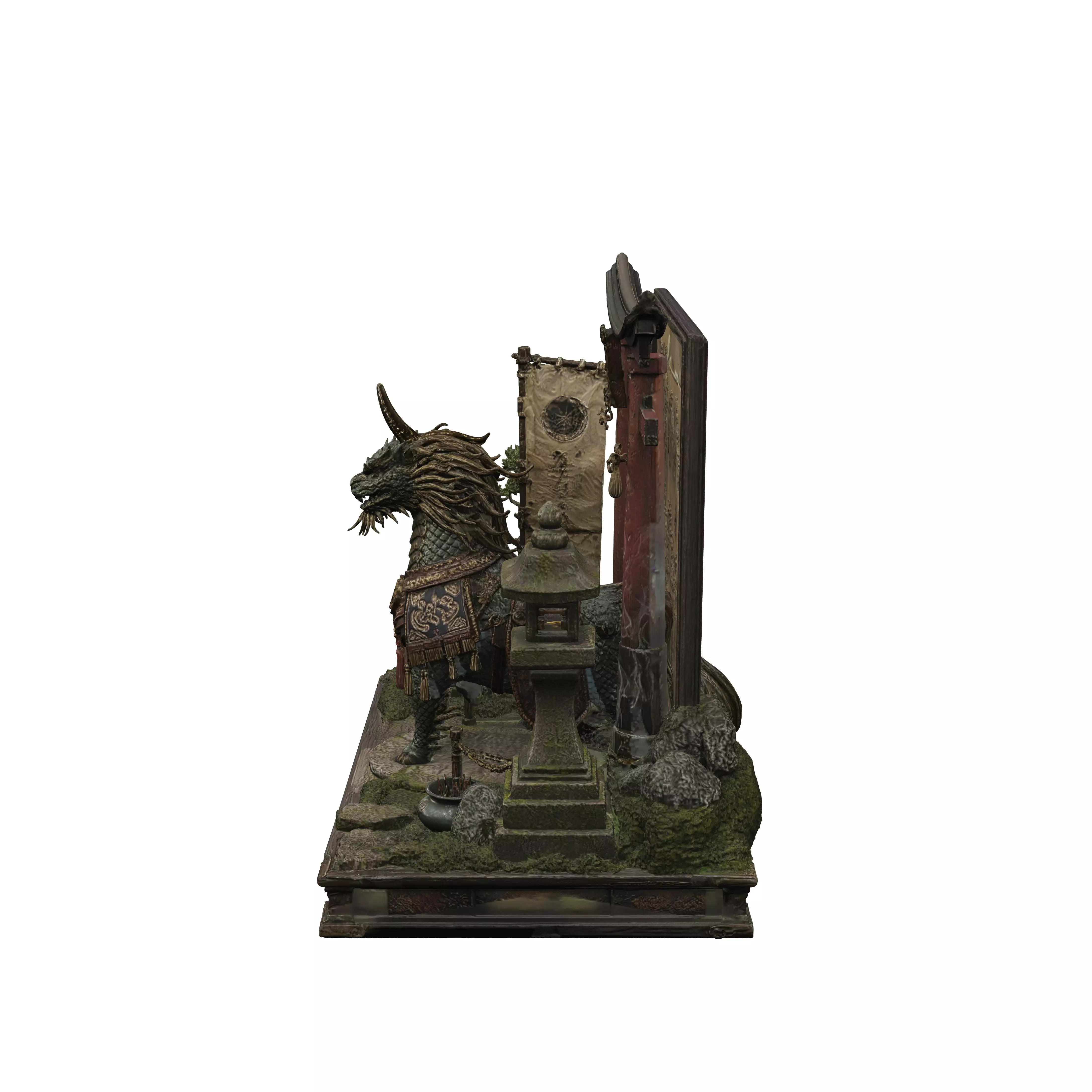 Dragon Guardian of the Sacred Shrine 3D model