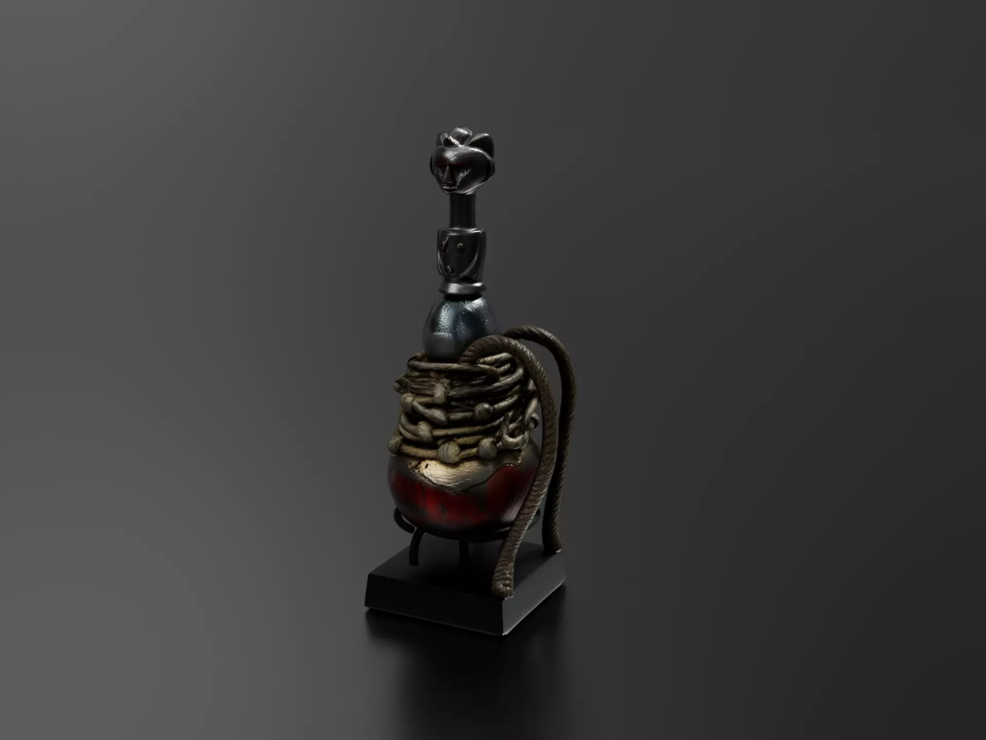 traditional old medicine 3D print model