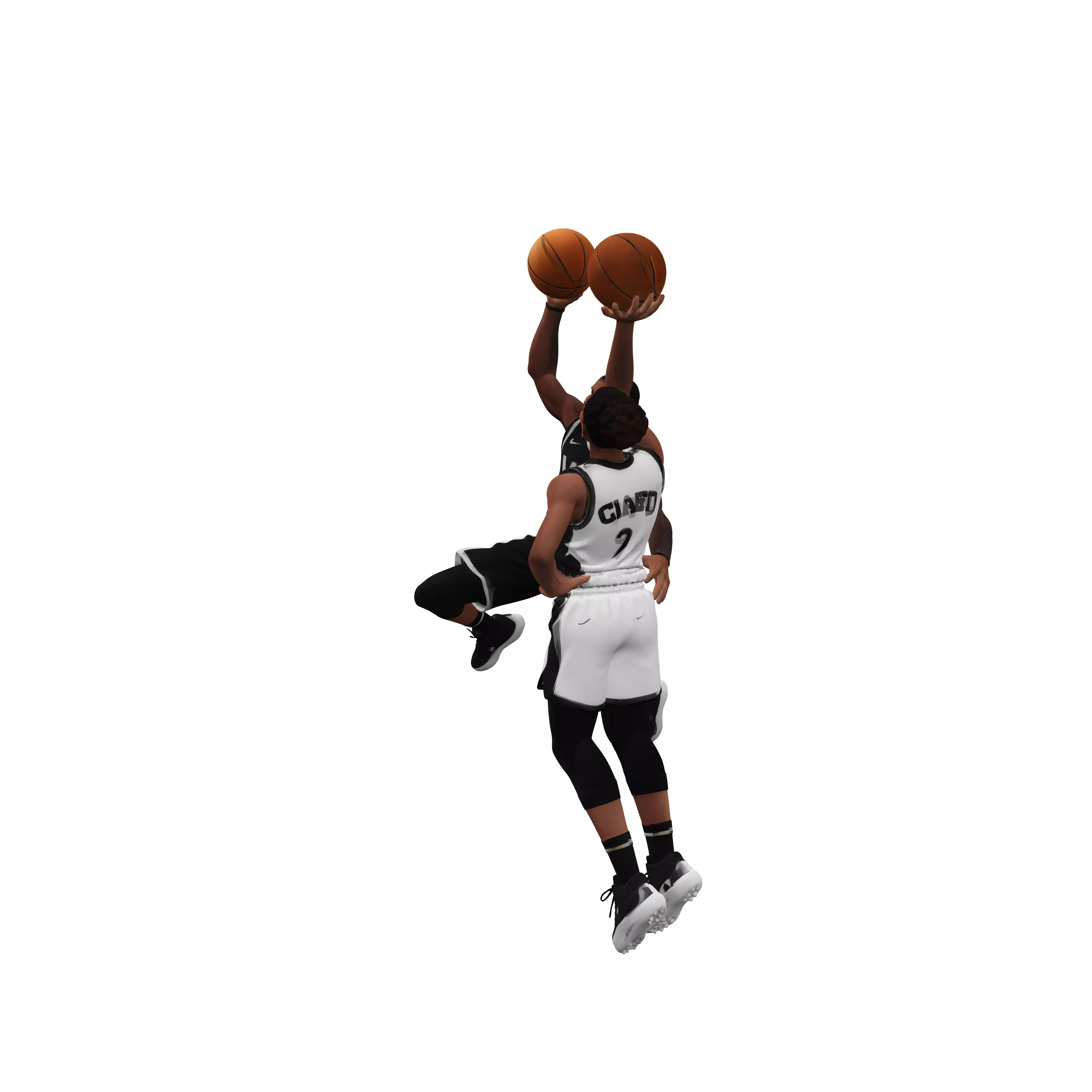 Dunking Duo 3D model
