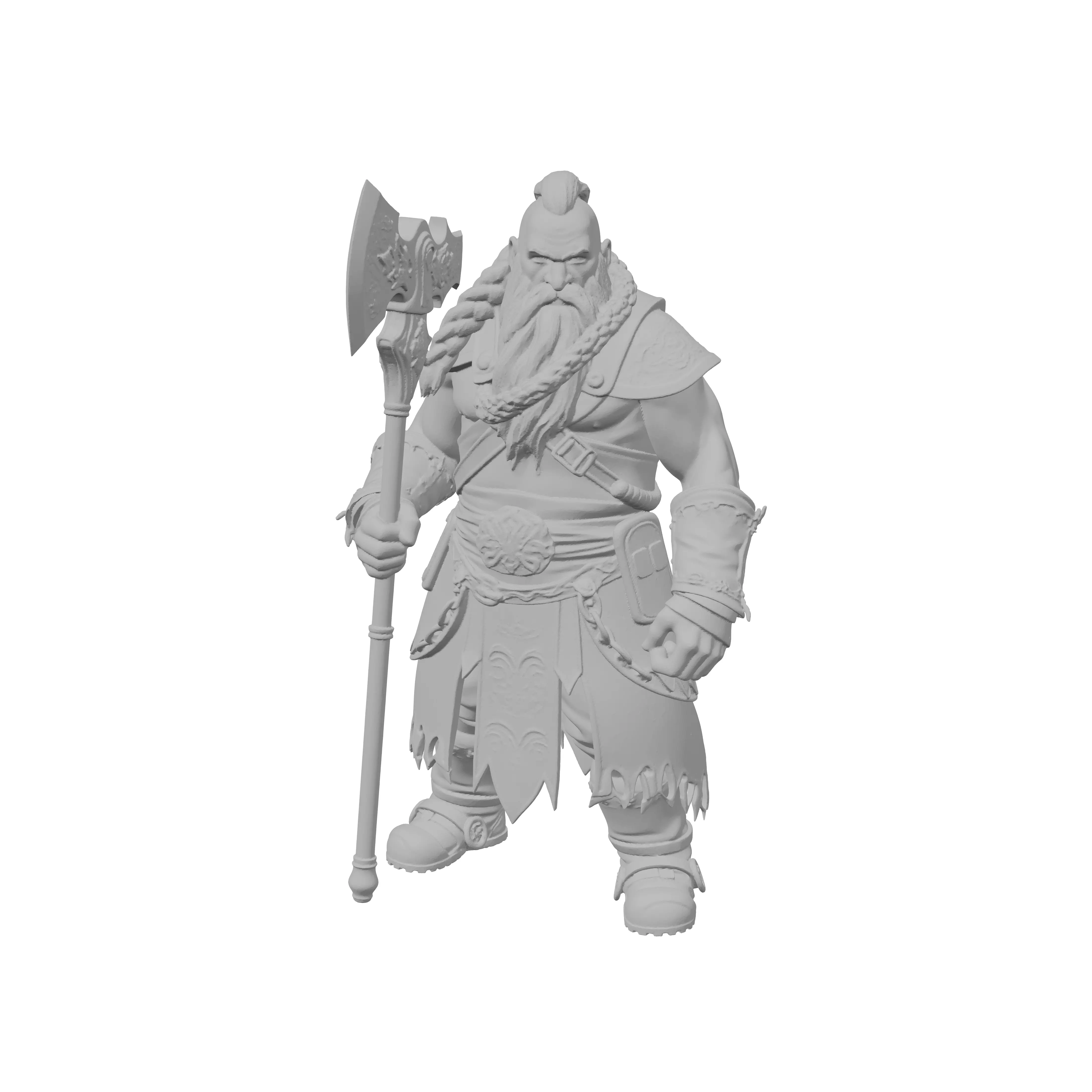 Dwarf for Dungeons and dragons 3D model